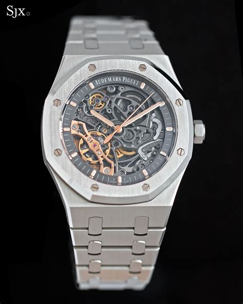 audemars piguet royal oak tourbillon platinum|audemars piguet openworked royal oak.